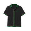 Silk Button Shirt (Black)