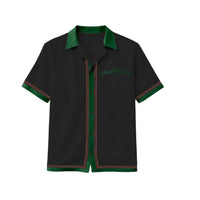 Silk Button Shirt (Black)