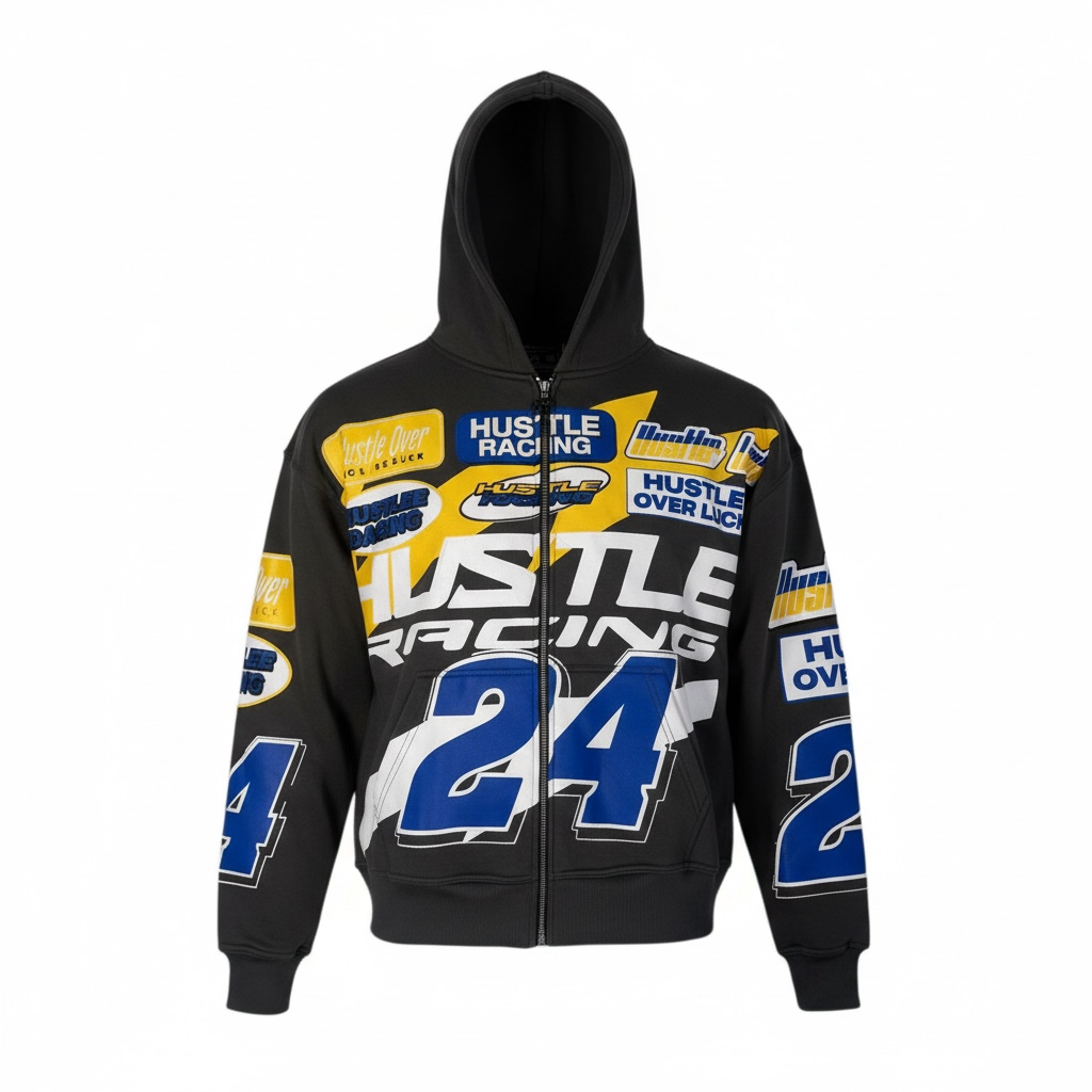 Racer Zip Hoodie