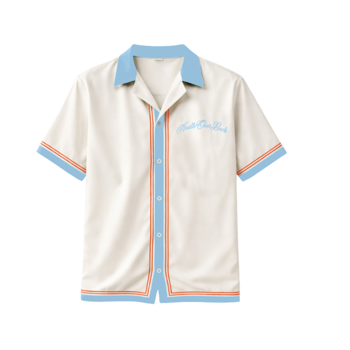 Silk Button Shirt (Cream)