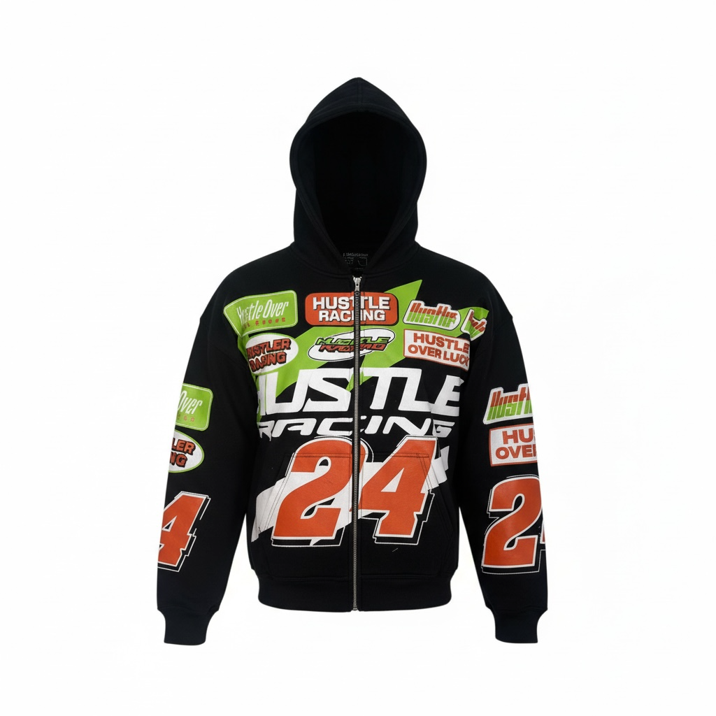 Racer Zip Hoodie